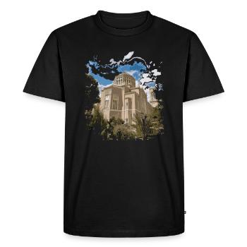 Hellas (Grèce) - T-shirt Premium bio Homme - noir - Devant - Nico (187cm)