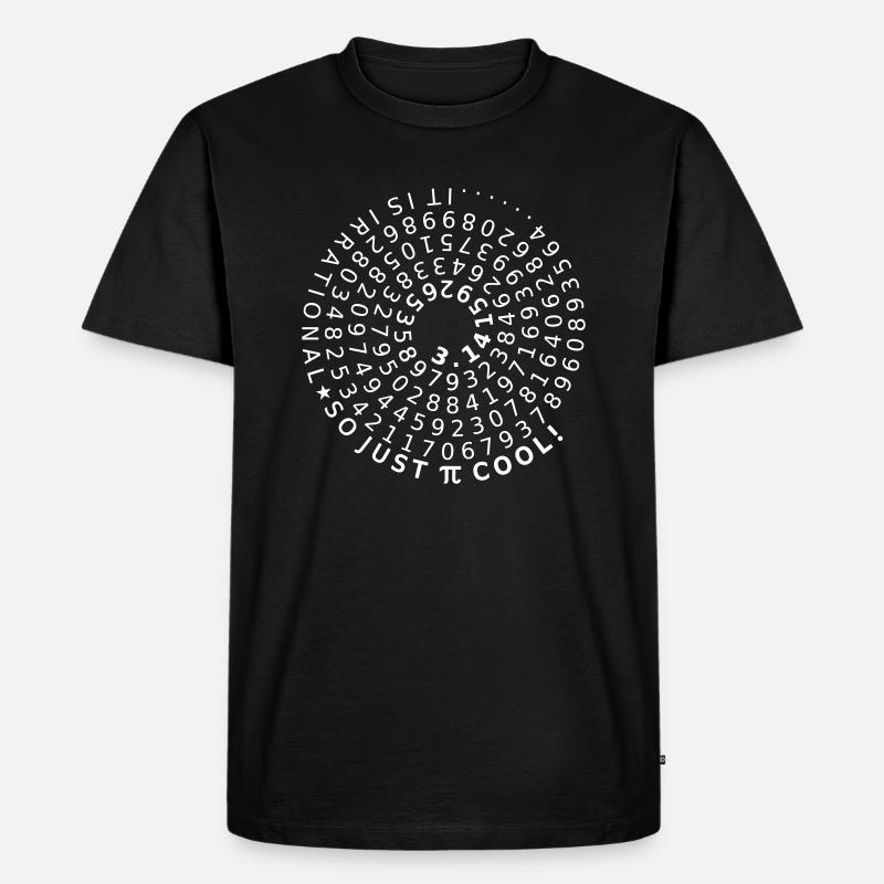 Be (Pi) cool - Farbwechsel - Männer Premium Bio T-Shirt - Schwarz