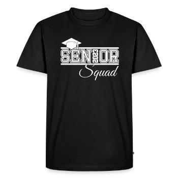 Équipe Senior 2023 Fière Équipe de Diplômés - T-shirt Premium bio Homme - noir - Devant - Nico (187cm)
