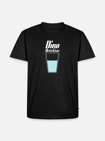 Dino detector - Men's Premium Organic T-Shirt - black