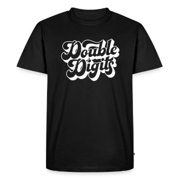Cadeau de 10e anniversaire, 10 ans, pour garçons et filles - T-shirt Premium bio Homme - noir - Devant - Nico (187cm)