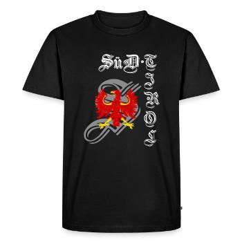 Tyrol du Sud - T-shirt Premium bio Homme - noir - Devant - Nico (187cm)