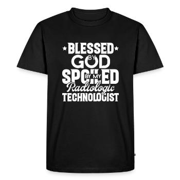Rad Tech Spoiled By My Rad Tech - Men's Premium Organic T-Shirt - black - Front - Nico (187cm)