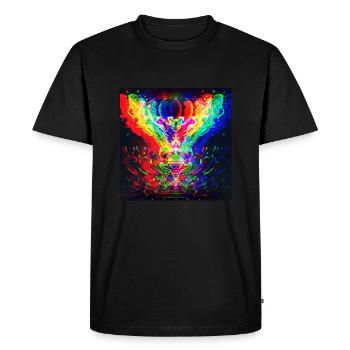 Mirror Magic - Men's Premium Organic T-Shirt - black - Front - Nico (187cm)