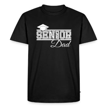 Senior 2023 Dad Proud Dad of Graduated - Men's Premium Organic T-Shirt - black - Front - Nico (187cm)