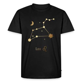 Lion/Lion - T-shirt Premium bio Homme - noir - Devant - Nico (187cm)
