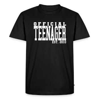 Official Teenager Est. 2010 Cool 13th Birthday - T-shirt Premium bio Homme - noir - Devant - Nico (187cm)