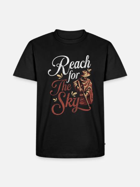 Cowboy Linedance Horse Saddle - Men's Premium Organic T-Shirt - black