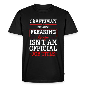 Tournevis d’atelier d’artisanat - T-shirt Premium bio Homme - noir - Devant - Nico (187cm)