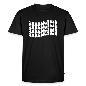 3 ans Threenager Garçons Filles 3ème anniversaire - T-shirt Premium bio Homme - noir - Devant - Nico (187cm)