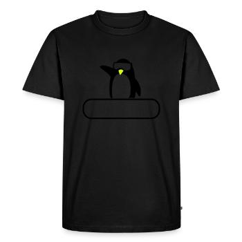 Moniteur de ski - T-shirt Premium bio Homme - noir - Devant - Nico (187cm)