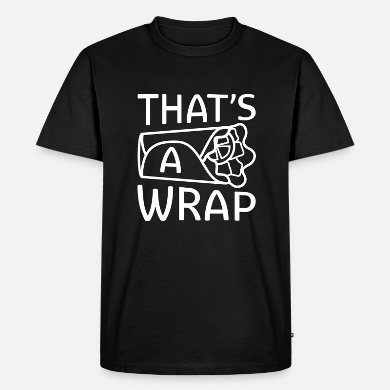 Das ist ein Wrap - Männer Premium Bio T-Shirt - Schwarz