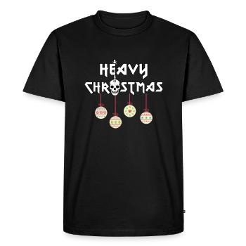 Ugly Heavy Christmas Metal Musique Rock Humour - T-shirt Premium bio Homme - noir - Devant - Nico (187cm)