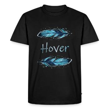 Flotter - T-shirt Premium bio Homme - noir - Devant - Nico (187cm)