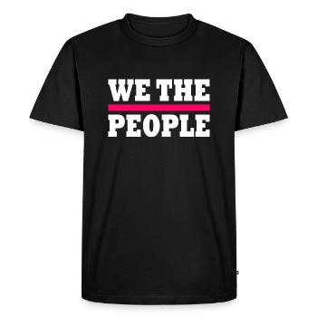 we the people - T-shirt Premium bio Homme - noir - Devant - Nico (187cm)