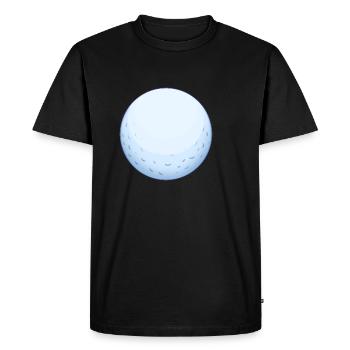 Balle de golf - T-shirt Premium bio Homme - noir - Devant - Nico (187cm)