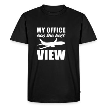 Meilleur cadeau De copilote de vue - T-shirt Premium bio Homme - noir - Devant - Nico (187cm)