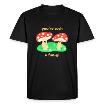 You‘re such a fun-gi - Men's Premium Organic T-Shirt - black - Front - Nico (187cm)