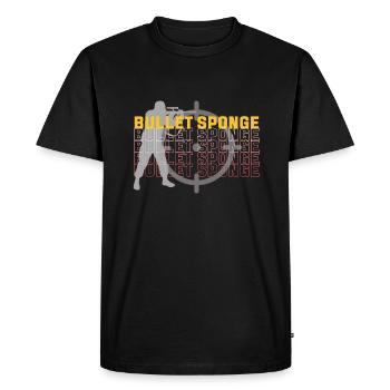 T-shirts gaming Bullet Sponge - T-shirt Premium bio Homme - noir - Devant - Nico (187cm)
