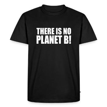 There is no planet B - T-shirt Premium bio Homme - noir - Devant - Nico (187cm)