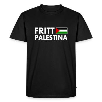 fritt palestina - T-shirt Premium bio Homme - noir - Devant - Nico (187cm)