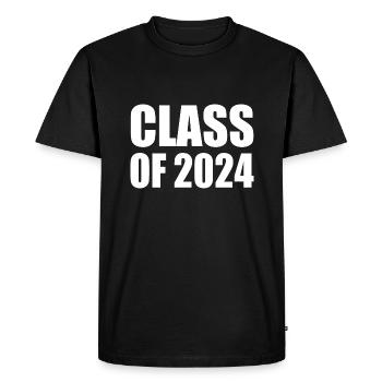 Class of 2024 - T-shirt Premium bio Homme - noir - Devant - Nico (187cm)