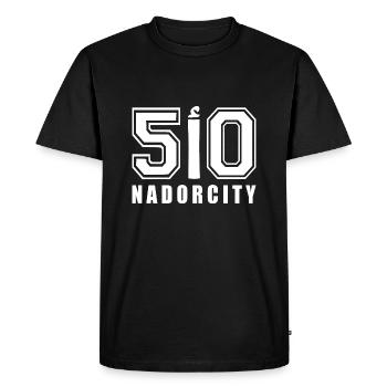 Nadorcity nador - T-shirt Premium bio Homme - noir - Devant - Nico (187cm)