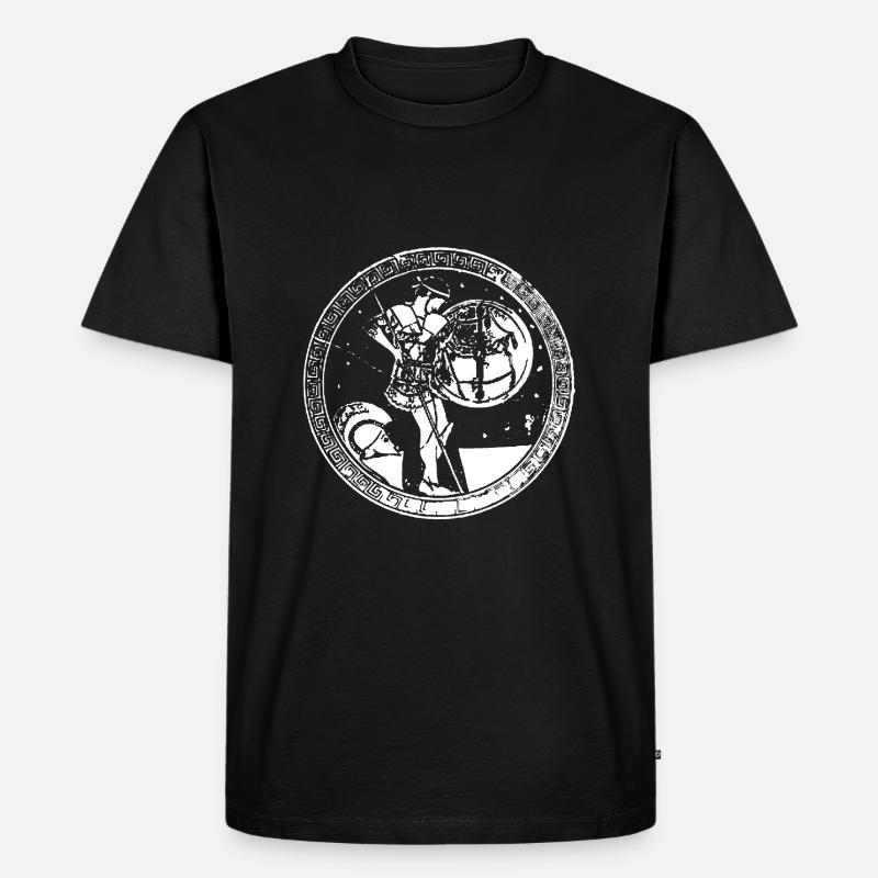 Equipping spartiate - Männer Premium Bio T-Shirt - Schwarz