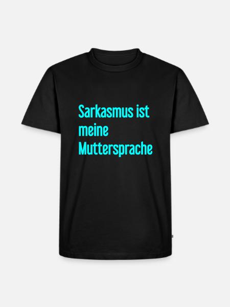 Sarcasm Pro - Men's Premium Organic T-Shirt - black