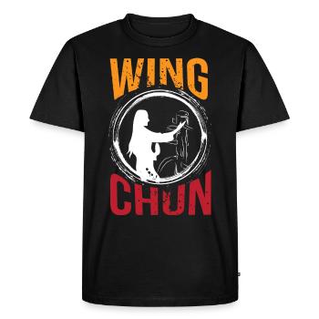 Wingtsun Wing chun - T-shirt Premium bio Homme - noir - Devant - Nico (187cm)
