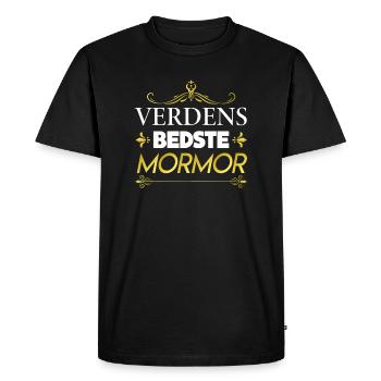 The world's best grandmother - Men's Premium Organic T-Shirt - black - Front - Nico (187cm)