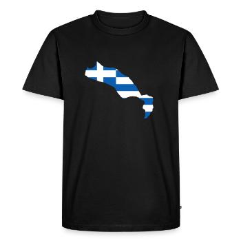 Kos - T-shirt Premium bio Homme - noir - Devant - Nico (187cm)