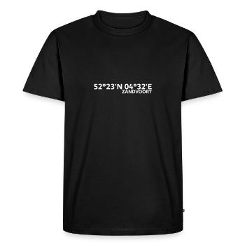 Circuit Zandvoort Pays-Bas Coordonnées - T-shirt Premium bio Homme - noir - Devant - Nico (187cm)