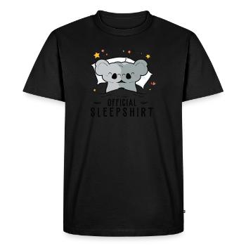 Pyjama officiel Koala drôle - T-shirt Premium bio Homme - noir - Devant - Nico (187cm)