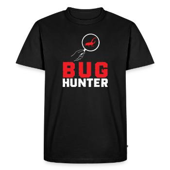 Bug Hunter Funny Entomologist Bug Species - Men's Premium Organic T-Shirt - black - Front - Nico (187cm)