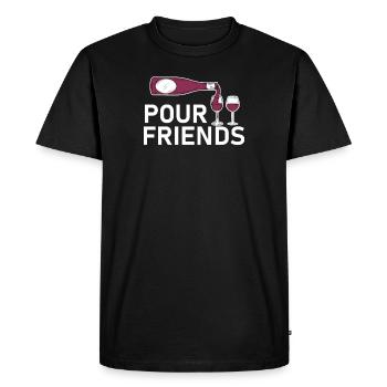 Funny Winemaking Winery For A Sarcastic Winemaker - Men's Premium Organic T-Shirt - black - Front - Nico (187cm)
