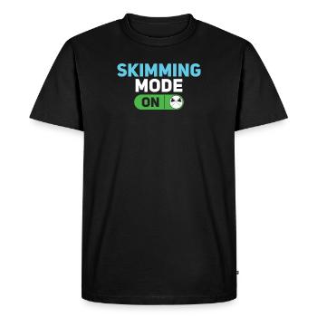Mode écumoire sur le service amusant Pool Guy - T-shirt Premium bio Homme - noir - Devant - Nico (187cm)