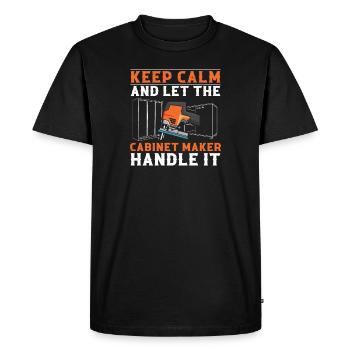 Let The Cabinet Maker Handle It Funny Armoires - T-shirt Premium bio Homme - noir - Devant - Nico (187cm)