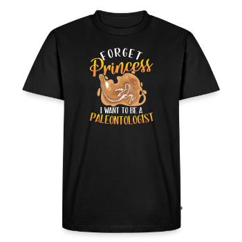 Oubliez la princesse I Want To Be A - T-shirt Premium bio Homme - noir - Devant - Nico (187cm)