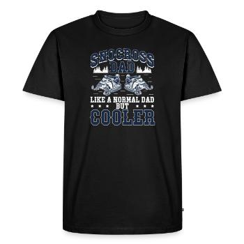 Cool Snocross Dad Life For A Snowmachine Father - Men's Premium Organic T-Shirt - black - Front - Nico (187cm)