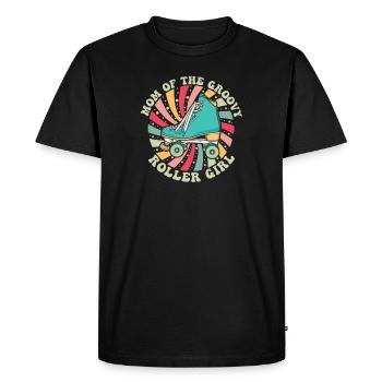 Groovy Roller Skates Retro Quad Skating For - Men's Premium Organic T-Shirt - black - Front - Nico (187cm)