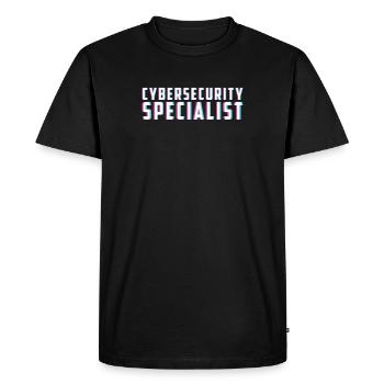 Awesome Cybersecurity Coding Art For A Cyber - Men's Premium Organic T-Shirt - black - Front - Nico (187cm)