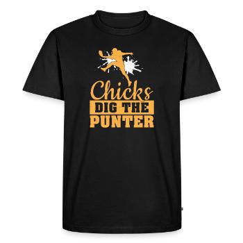 Les filles adorent les drôles de parieurs de - T-shirt Premium bio Homme - noir - Devant - Nico (187cm)