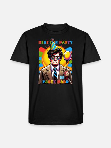 Office Party Enthusiasm Fail - Men's Premium Organic T-Shirt - black