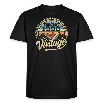 Rétro vintage des années 1990, cadeau des années 1990 - T-shirt Premium bio Homme - noir - Devant - Nico (187cm)