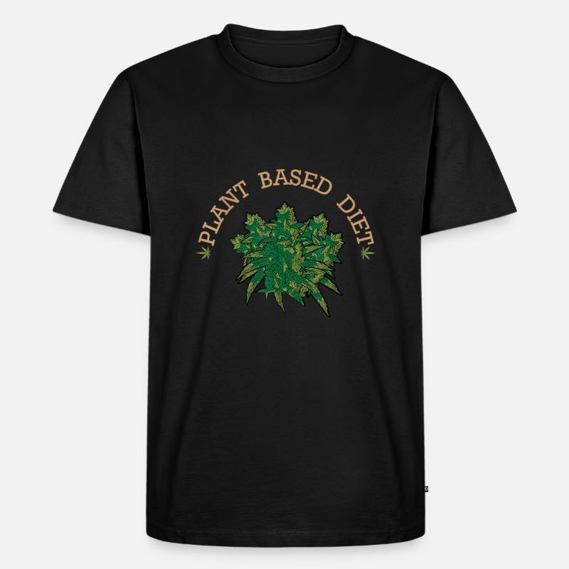 Cannabis Hanf THC 420 Diät - Männer Premium Bio T-Shirt - Schwarz