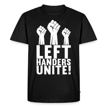 Southpaw - Men's Premium Organic T-Shirt - black - Front - Nico (187cm)