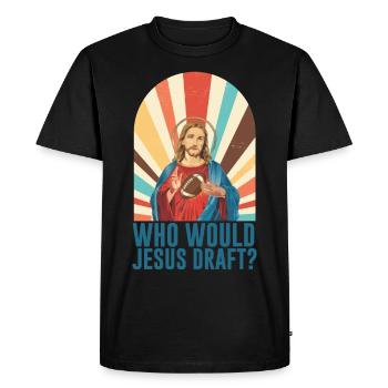 Gardien de but Fantasy Football Rugby Gardien de but Sports - T-shirt Premium bio Homme - noir - Devant - Nico (187cm)