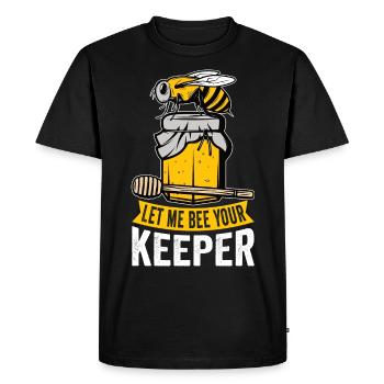 beekeeper beekeeper bees honey bee beekeeping - Men's Premium Organic T-Shirt - black - Front - Nico (187cm)