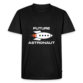 Future astronaut (spacecraft) - Men's Premium Organic T-Shirt - black - Front - Nico (187cm)